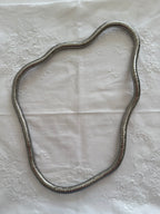 Breil snake silver necklace vintage 2000s