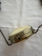 Vintage mother-of-pearl pill necklace
