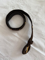 Salvatore Ferragamo brown belt vintage