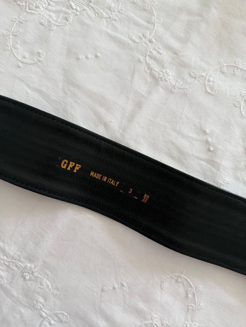 Gianfranco Ferré chain black belt 90s