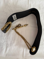 Gianfranco Ferré chain black belt 90s