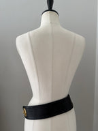 Gianfranco Ferré chain black belt 90s