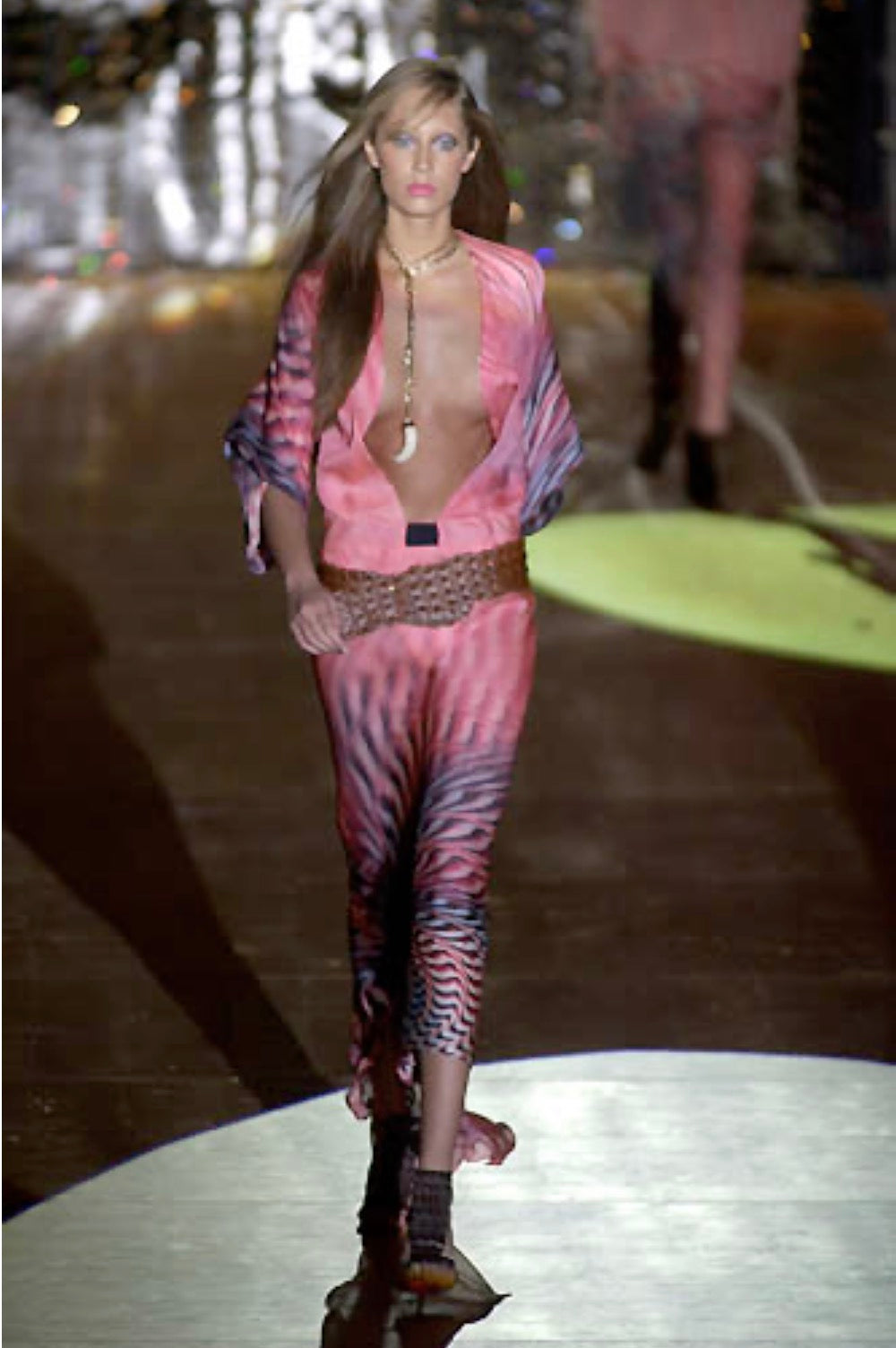 Rare Roberto Cavalli SS 2001 Archive skirt Runway