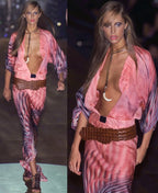 Rare Roberto Cavalli SS 2001 Archive skirt Runway
