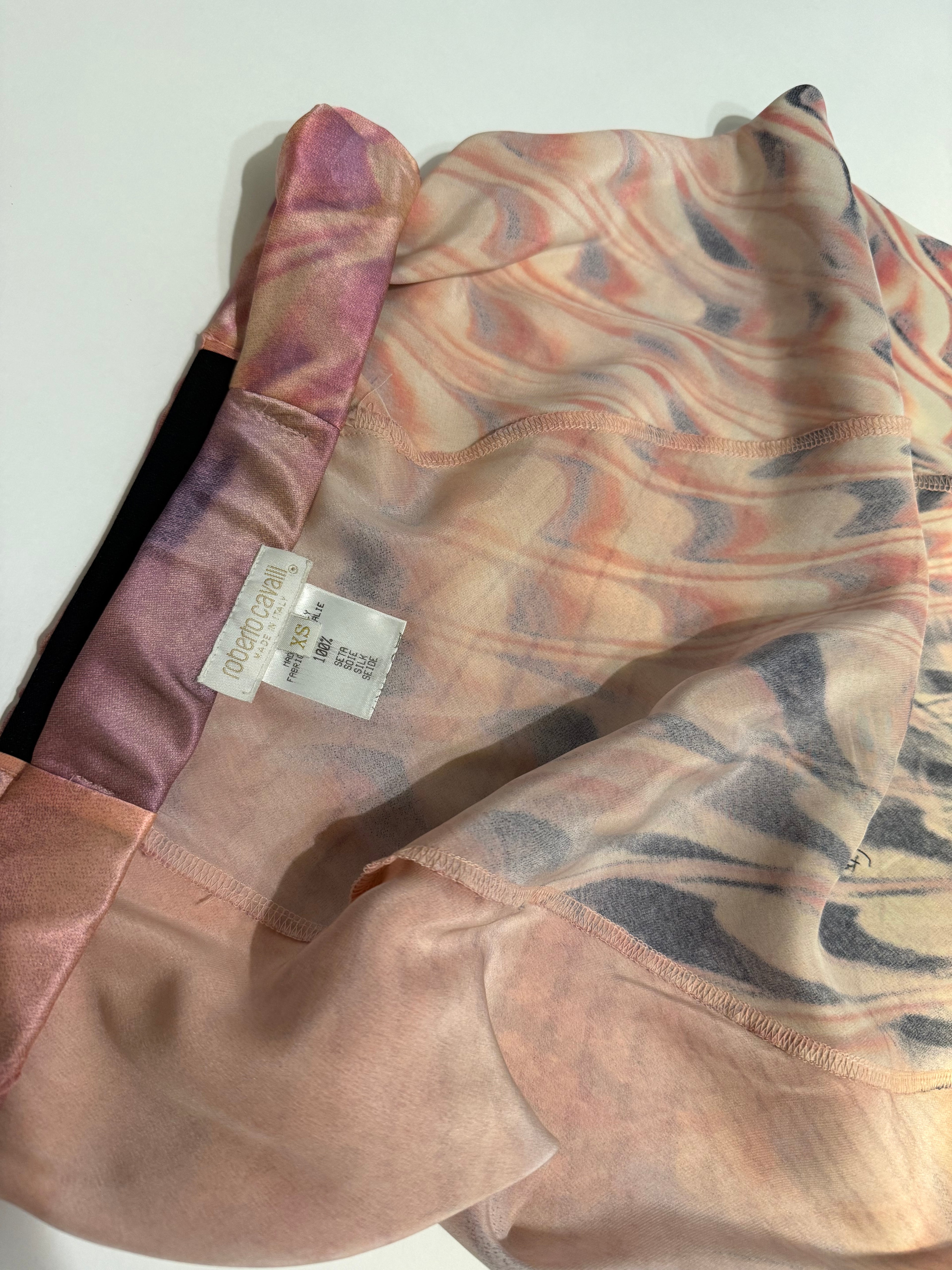 Rare Roberto Cavalli SS 2001 Archive skirt Runway