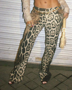 Roberto Cavalli F/W 2001 leopard pants