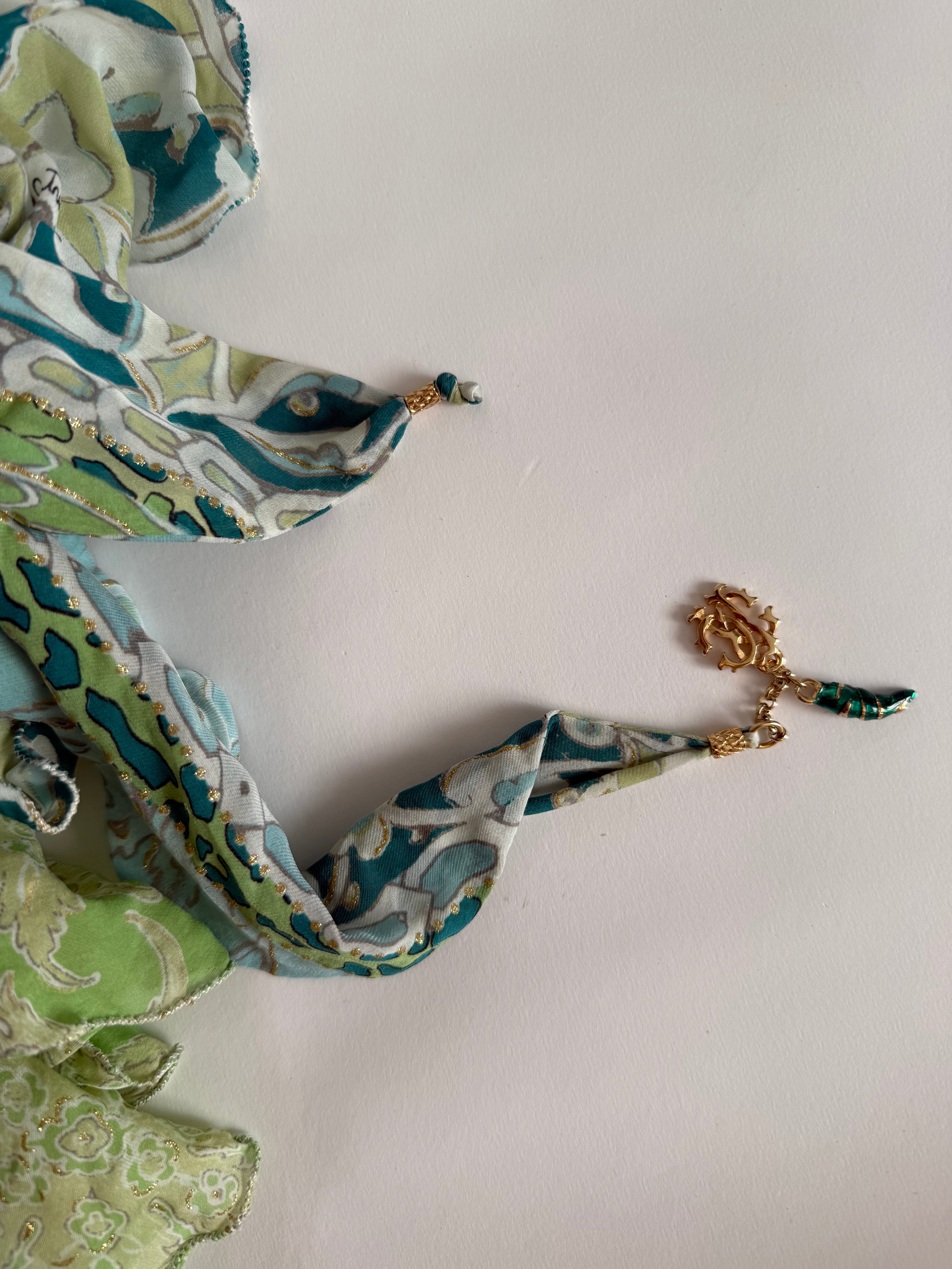 Roberto Cavalli SS 2006 mini ruffle silk dress