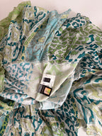 Roberto Cavalli SS 2006 mini ruffle silk dress