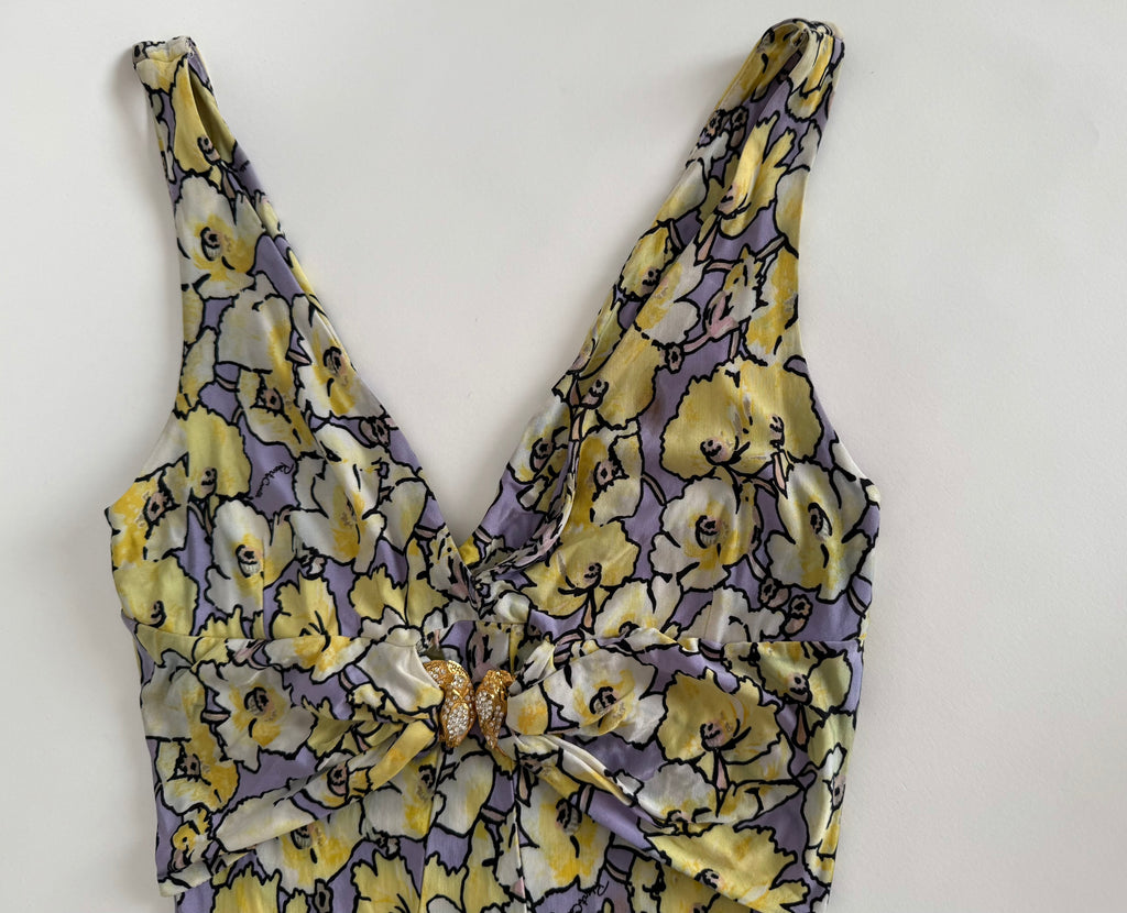 Roberto Cavalli SS 2006 floral mini dress