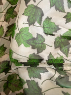 Dolce & Gabbana SS 1997 Runway midi skirt print leaves