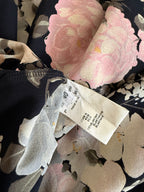 Rare Dolce & Gabbana SS 1997 Runway floral silk midi skirt