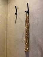 Rare authentic Moschino FW 1986 necklace gold chain pearls