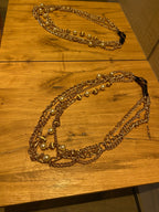 Rare authentic Moschino FW 1986 necklace gold chain pearls