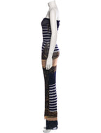 Jean Paul Gaultier maxi dress SS 2001 graffiti print