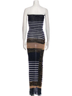 Jean Paul Gaultier maxi dress SS 2001 graffiti print