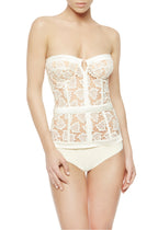 La Perla SS 2014 white Bustier Corset