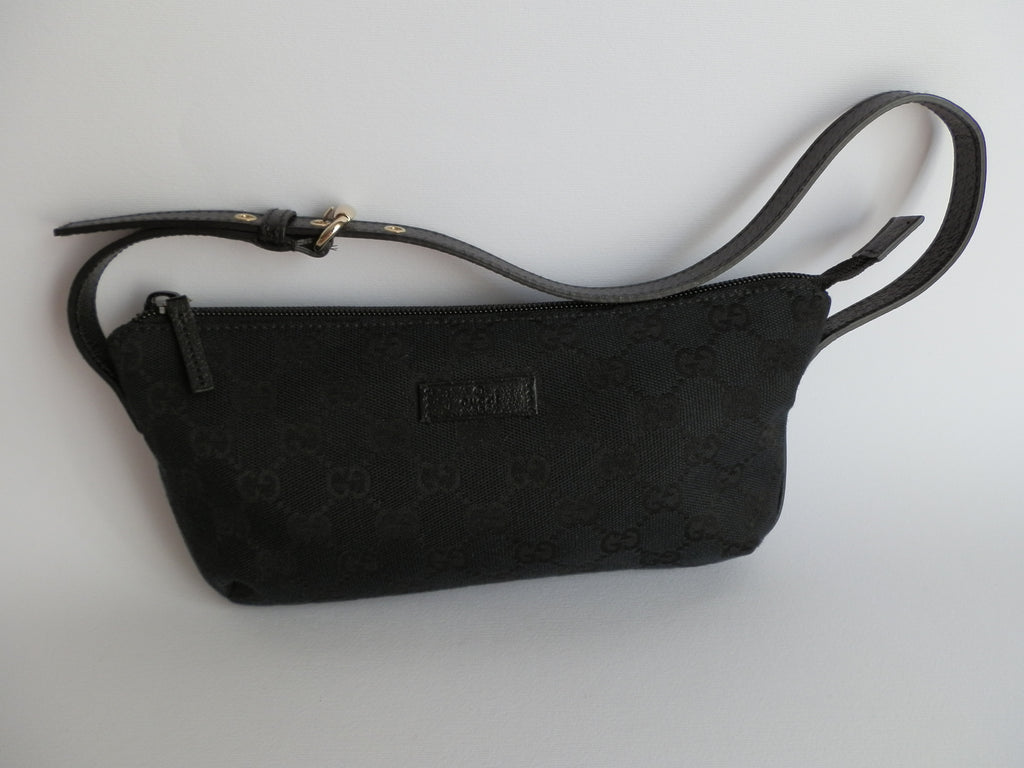 Gucci pochette black monogram