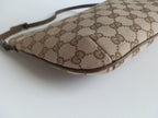 Gucci brown canvas "half moon"