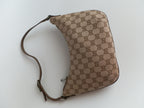 Gucci brown canvas "half moon"