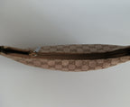 Gucci brown canvas "half moon"
