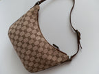 Gucci brown canvas "half moon"