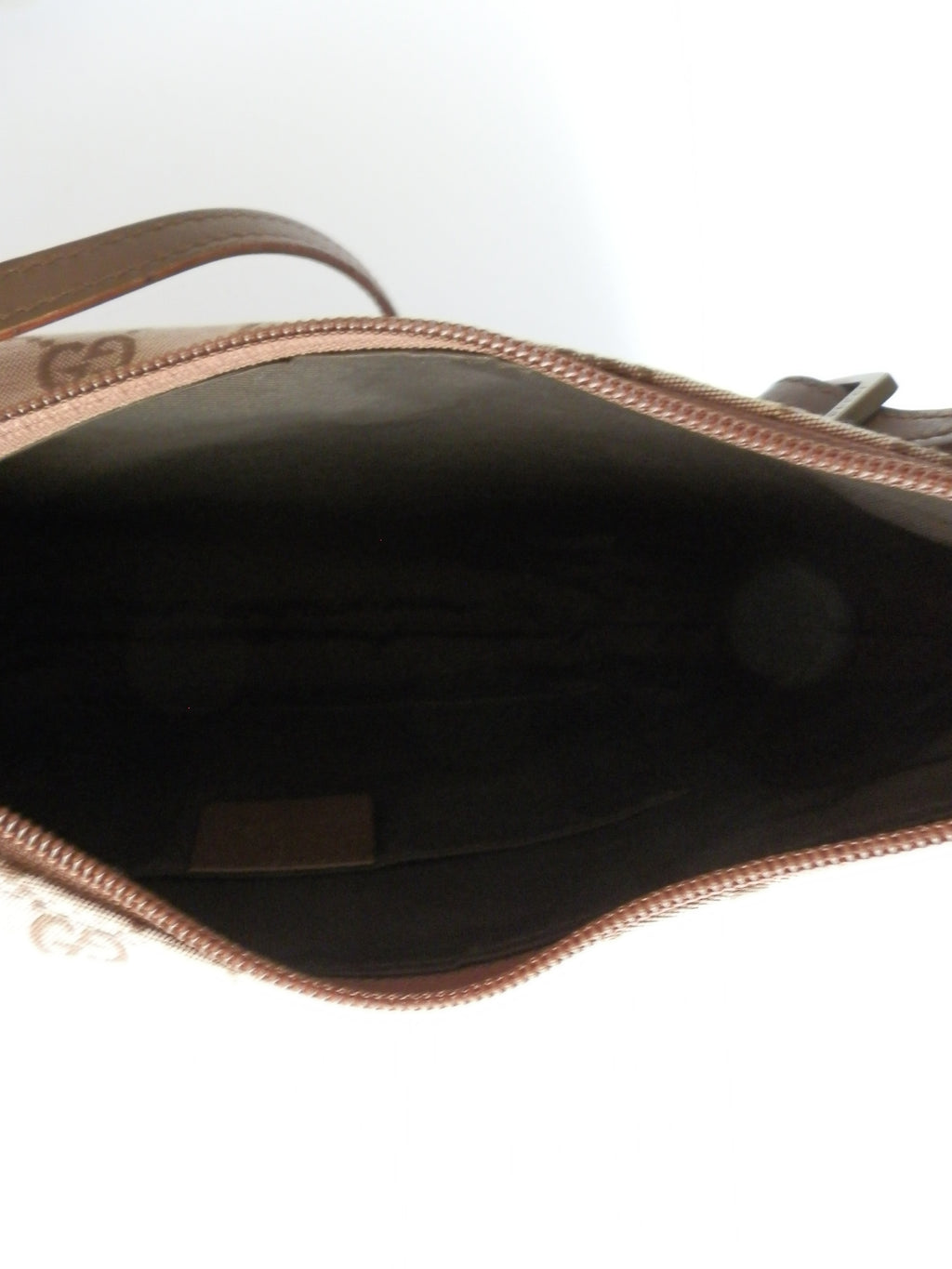 Gucci brown canvas "half moon"
