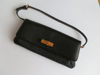Gucci black pochette bambù