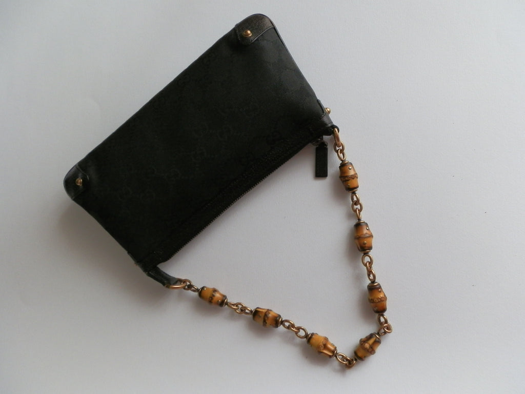 Gucci bambù black shoulder bag