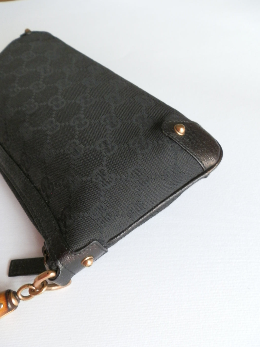 Gucci bambù black shoulder bag