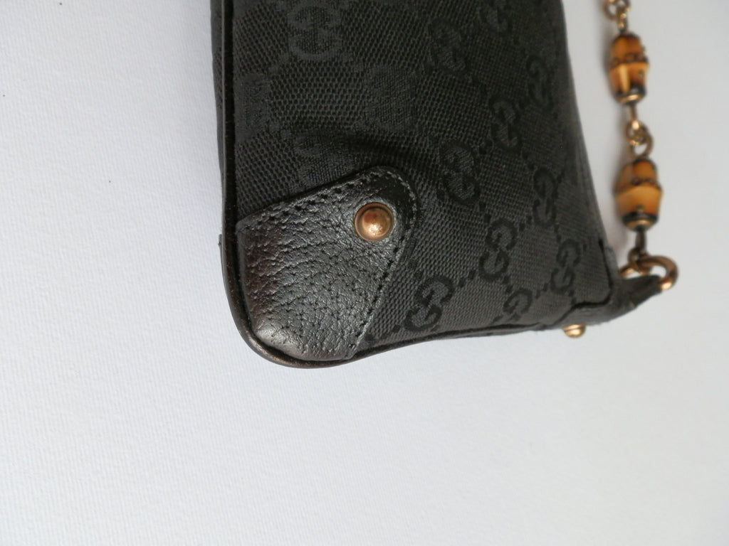 Gucci bambù black shoulder bag