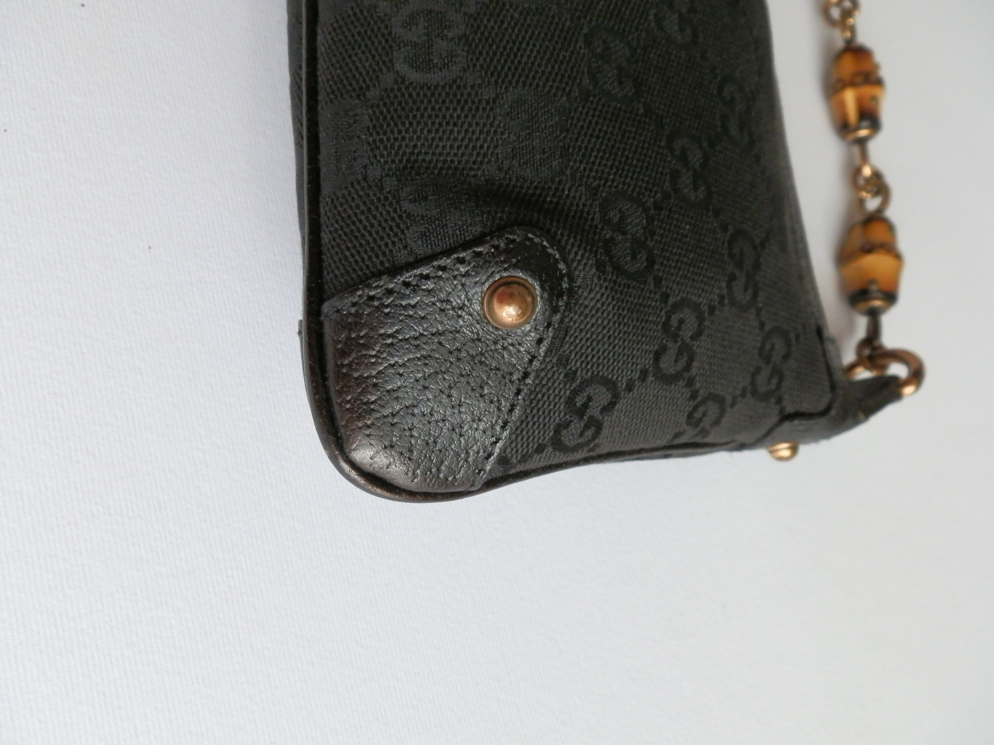 Gucci bambù black shoulder bag