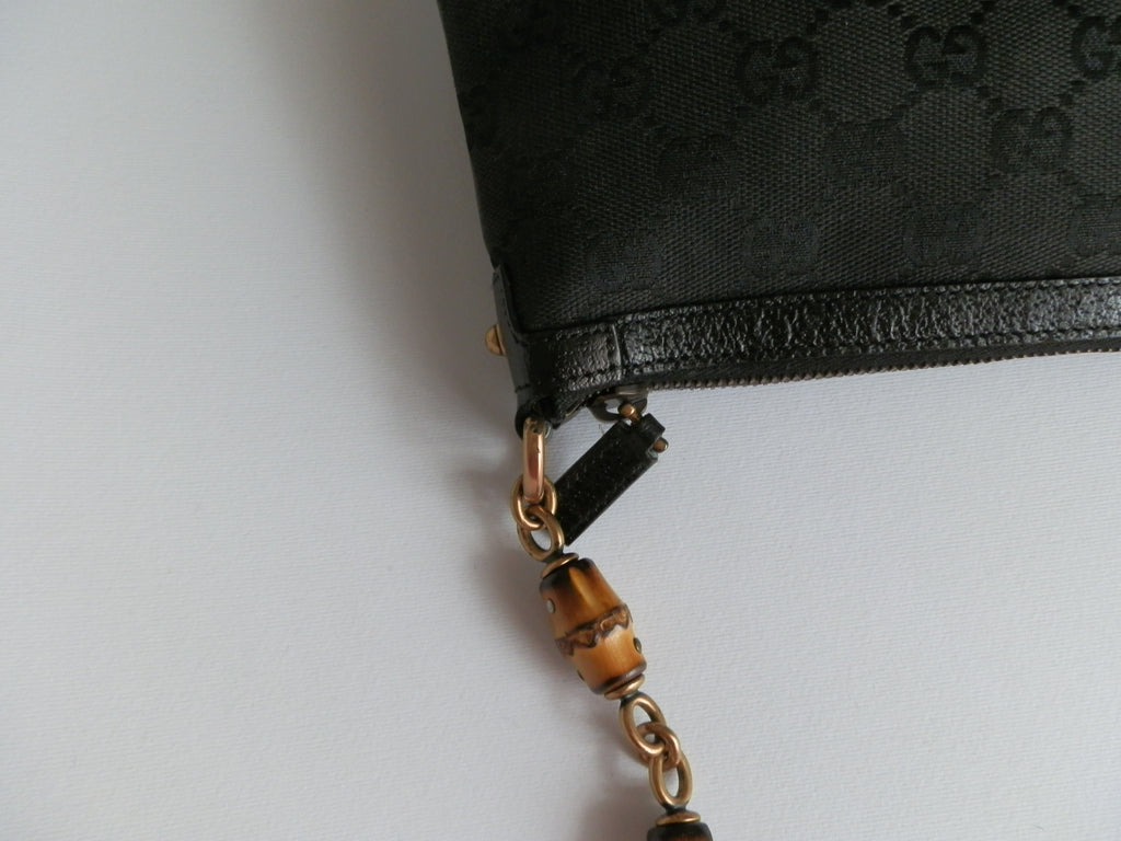 Gucci bambù black shoulder bag