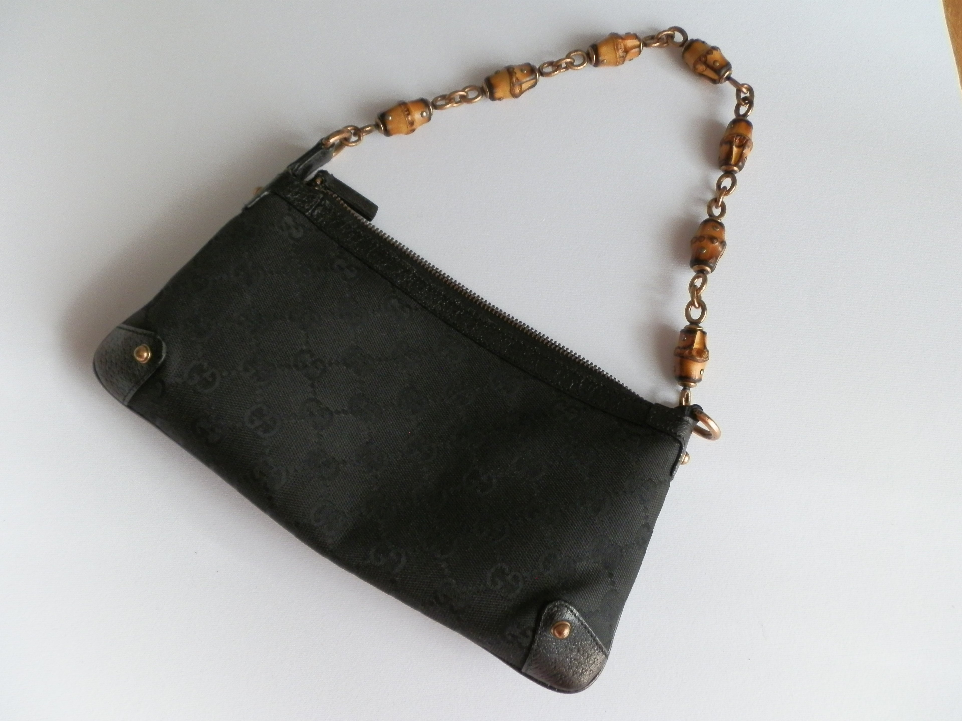 Gucci bambù black shoulder bag