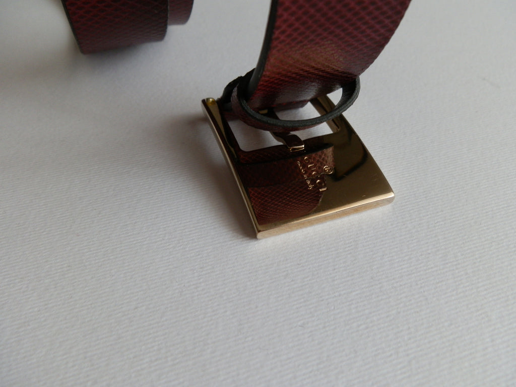 Gucci lizard belt vintage