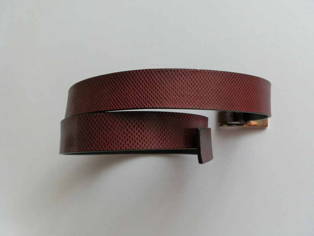 Gucci lizard belt vintage