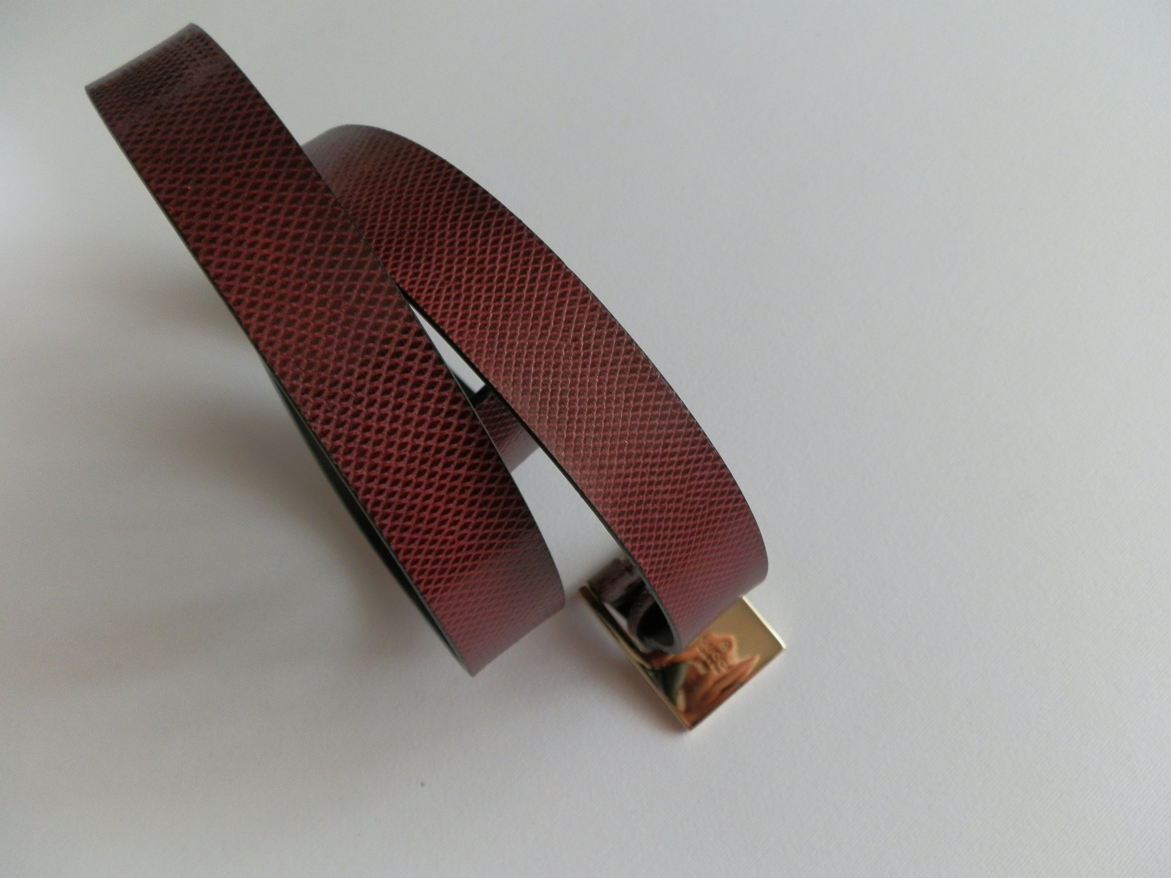 Gucci lizard belt vintage
