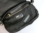 Prada black nylon clutch