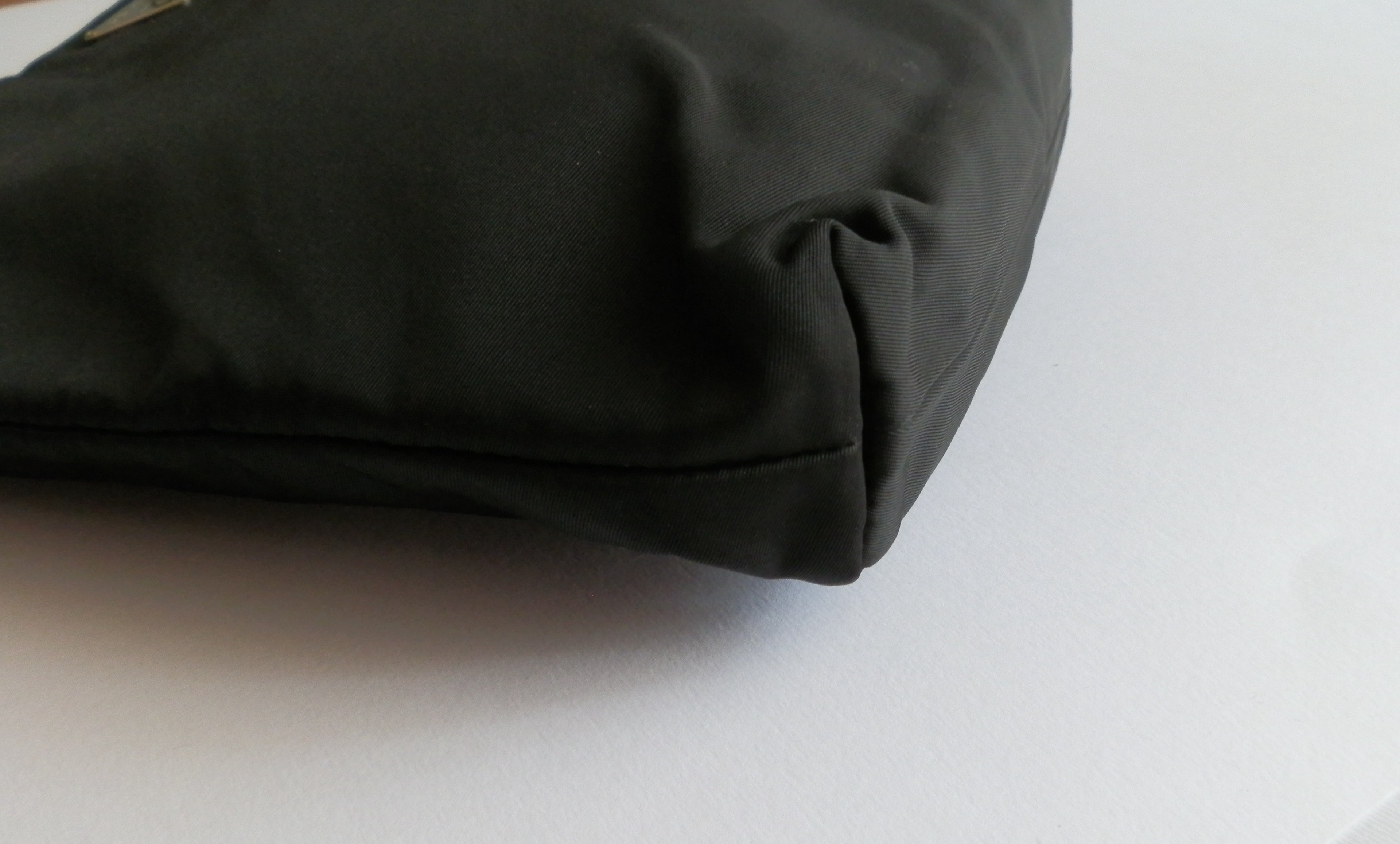 Prada nylon black hand bag
