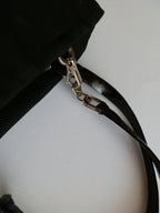 Prada nylon black hand bag