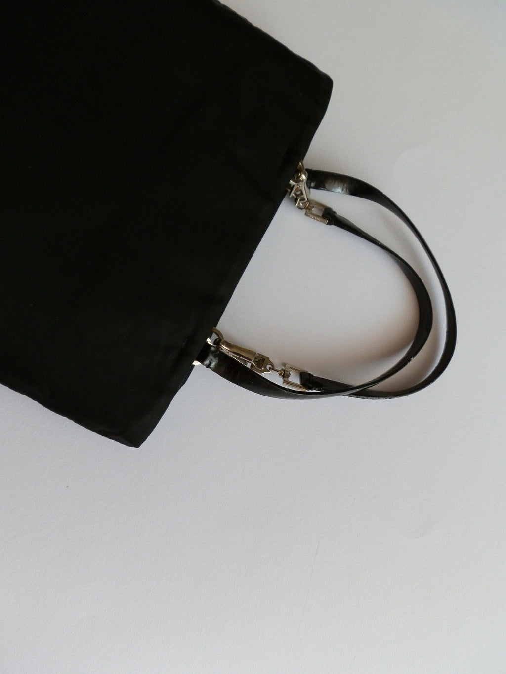 Prada nylon black hand bag