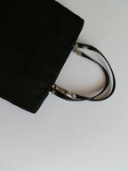Prada nylon black hand bag