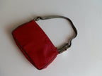 Prada red nylon mini bag