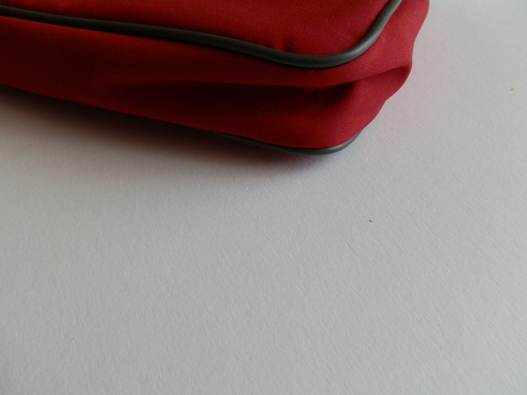 Prada red nylon mini bag