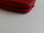 Prada red nylon mini bag