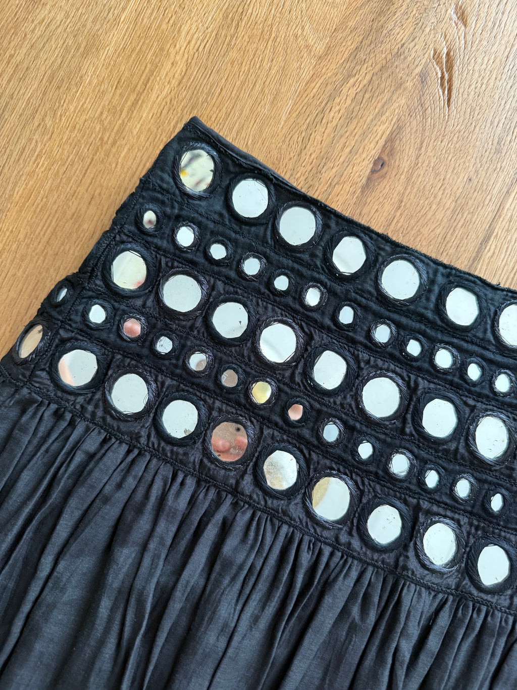 Blumarine SS 2005 mirrors Runway black skirt