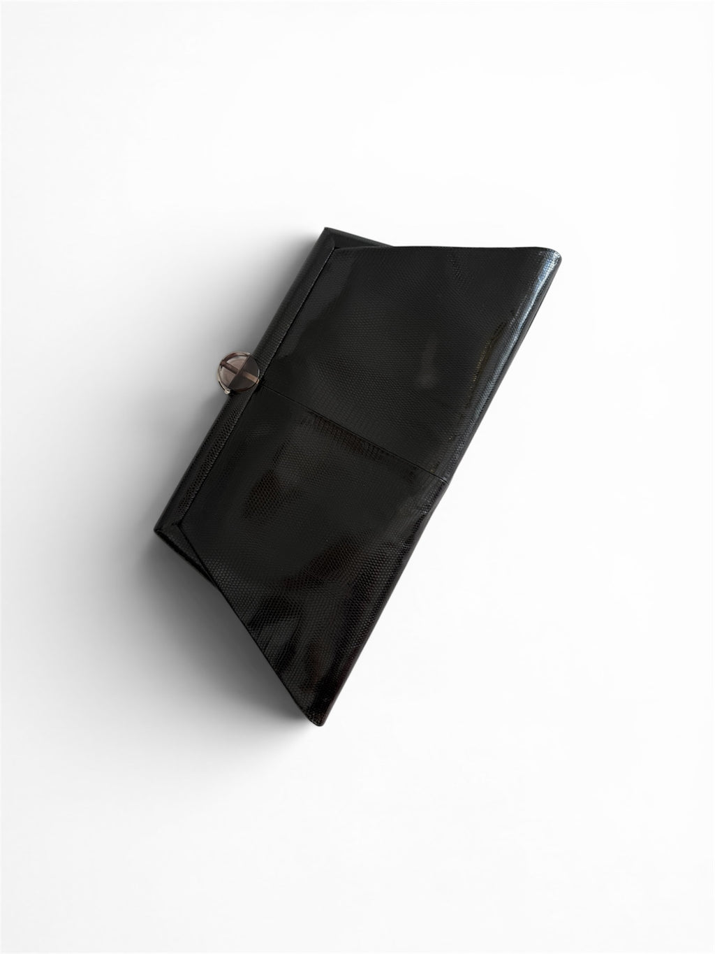 Lizard 70s black clutch