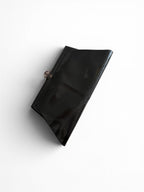 Lizard 70s black clutch