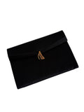Vintage black clutch