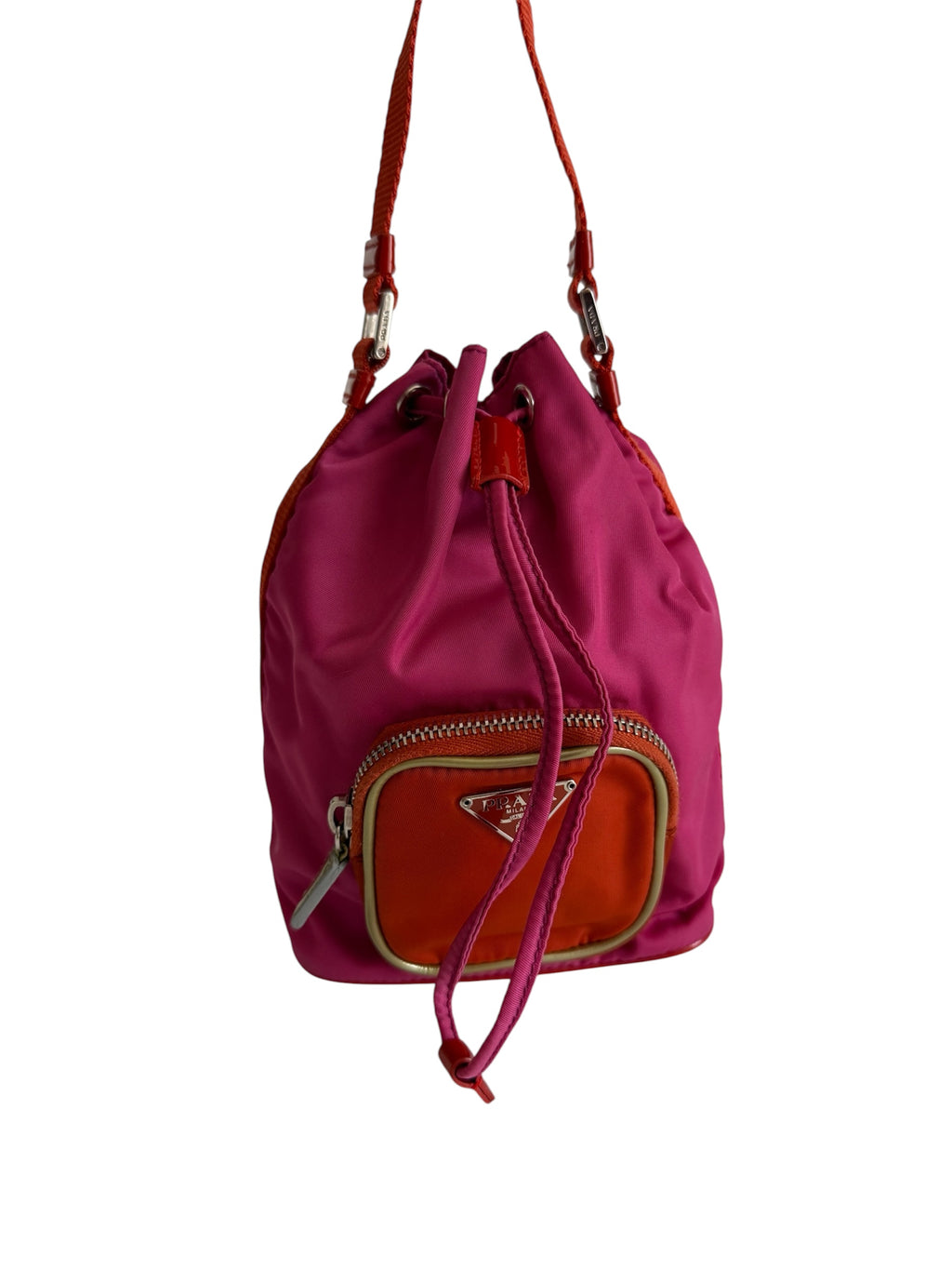 Prada mini bucket bag 2000s