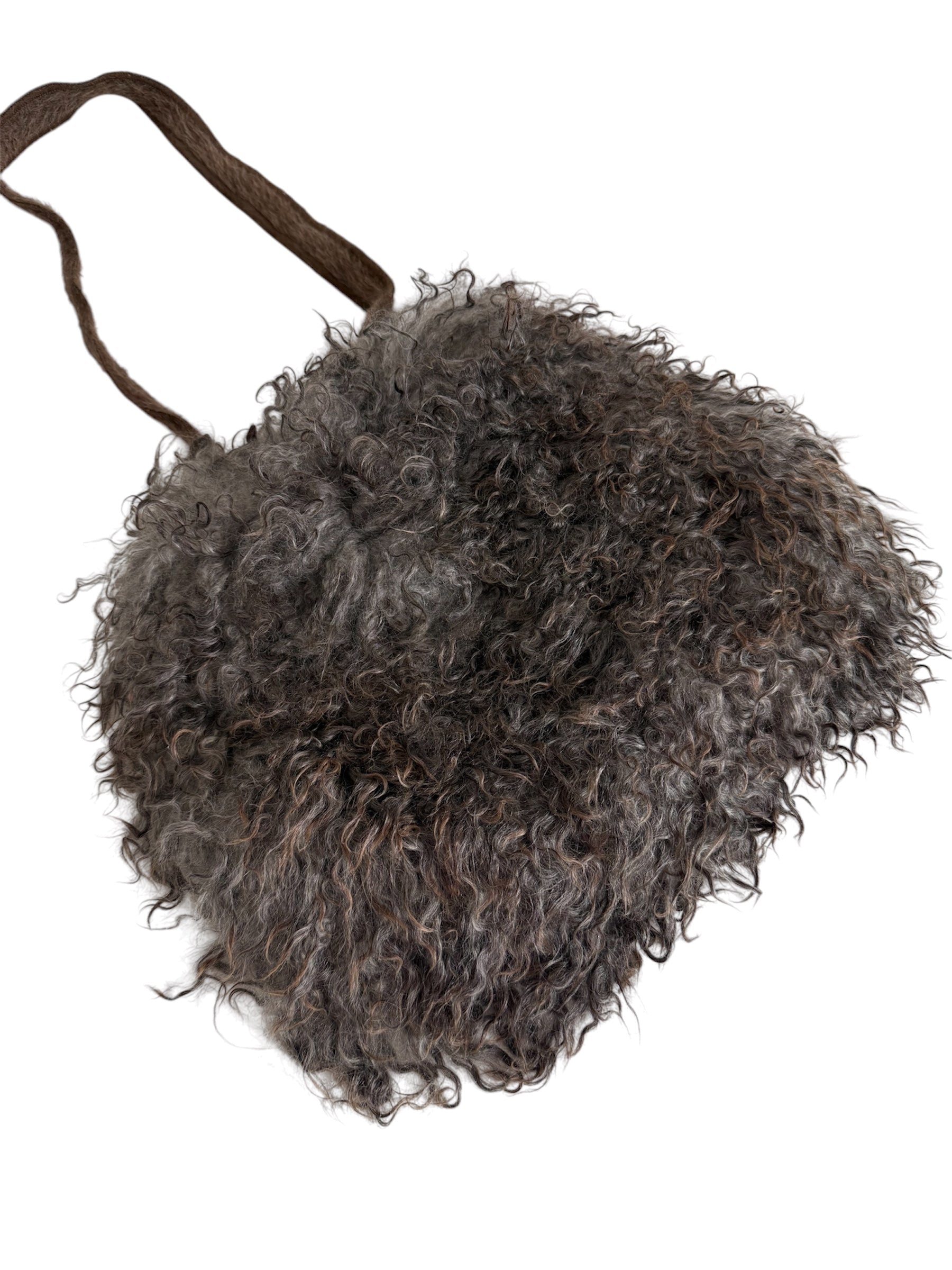 Fendi 90s mongolian fur bag